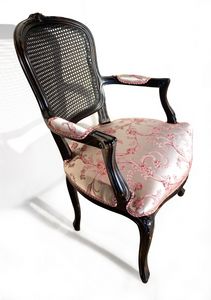 Art. 1430/CB geschnitzter Sessel, Outlet-Sessel mit Wiener Rckenlehne