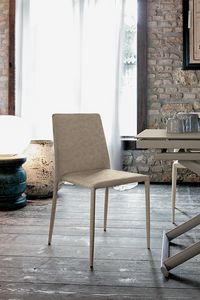 NIZZA SE603, Moderne Sessel in Leder fr Kchen und Bars Polster