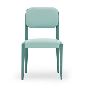 Garbo 03111, Stuhl gepolstert in Massivholz, mit Grtel Sitz