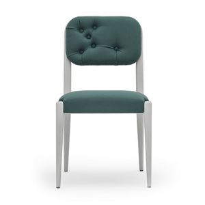 Garbo 03111K, Moderner Stuhl aus Massivholz mit Rckenlehne