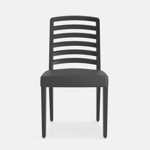 Astra 710-715 Stuhl, Holzstuhl mit Rckenlehne aus horizontalen Lamellen