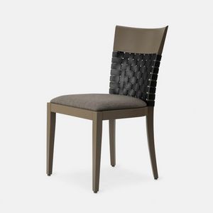 Comfort 207 Stuhl, Stuhl mit Rckenlehne aus geflochtenem Leder