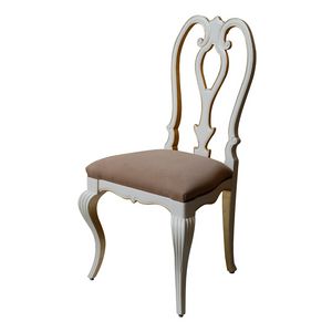 Tiffany LU.0986, Gepolsterter Stuhl mit durchbrochener Rckenlehne