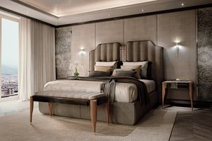 LEXINGTON AVENUE Bett, Luxusbett mit gepolstertem Kopfteil