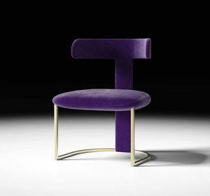 T-Chair Art. ETC001, Ikonischer Stuhl mit T-frmiger Rckenlehne