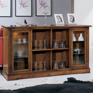 Berna BERNA2117, Sideboard mit 2 Glastren und 4 Fchern