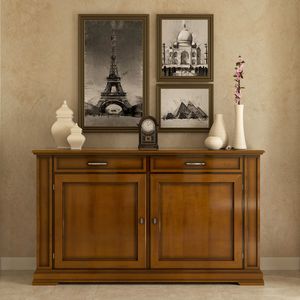 Gardenia GARDENIA-E251, 2-triges Sideboard mit glatter Platte