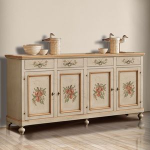 Il Mobile Classico - Infinito LV1620-B, Klassisches Sideboard mit 4 Tren und 4 Schubladen