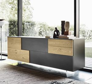 Incontro, Sideboard mit Glassockel