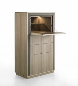 MB69B Galileo Lux Schrank mit Klappe, Schrank mit Klapptr und Schubladen