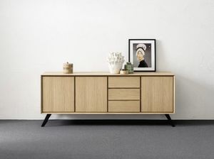 Nook 3 Tren 3 Schubladen, Sideboard mit einem wesentlichen Design, aber niemals trivial