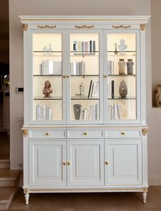 Norma, Sideboard mit Vitrine im klassischen und raffinierten Stil