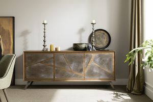 Sakura 3 Tren, Sideboard mit Tren mit geometrischem Motiv