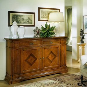 San Marco E-402, Sideboard im klassischen Stil mit 2 Tren und 2 Schubladen