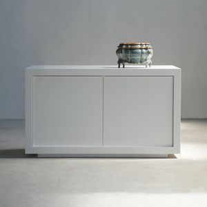 Sessanta OLTRE60-A, 2-triges Sideboard in mattweiem Lack