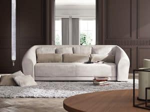 Bilbao Sofa, Sofa in der zeitgenssischen klassischen Stil, gekrmmte Form