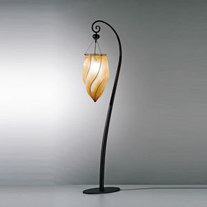 Pozzo Mp119-190, Stehlampe mit Diffusor aus mundgeblasenem Glas