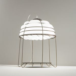 Titti MT670-040, Stehlampe mit Diffusor aus milchweiem Glas
