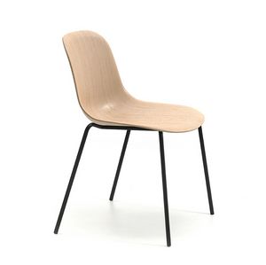Mni Wood 4L, Stuhl mit Schale aus 3D-Grundfurnier