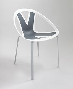 Extreme, Stuhl mit Sitz in Kunststoff, fr externe