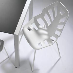 Ninja NA, Polymer Stuhl, lackiertem Metall, fr den Auenbereich