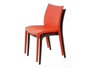 SE 161, Vollkunststoff-Stuhl in verschiedenen Farben, fr die externe