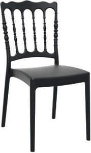 SE 165, Stuhl aus Polypropylen mit matter Oberflche, fr den Auenbereich