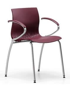 WEBBY 339, Stuhl aus Metall mit Nylonhlle, in verschiedenen Farben