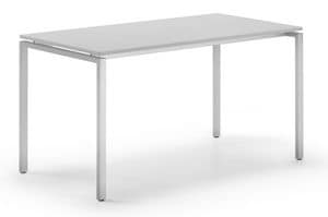 KUDOS 960, Rechteckigen Tisch aus lackiertem Metall, fr das Bro