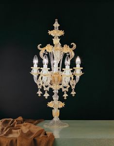 Art. VO 35/T/5, Elegante Tischlampe aus Kristall