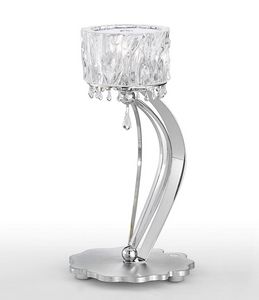Crystal Blade 512/1L, Elegante Tischleuchte mit Diffusor aus Muranoglas