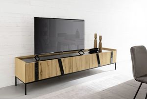 Elly TV-Mbel, Low -TV -Trschrank mit einem modernen Design