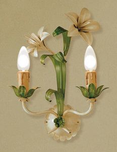 A.3545/2, Wandlampe aus Glas, Florentiner Stil