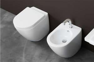 COVER WC BIDET, WC mit Bidet, aus hochwertigem Keramik