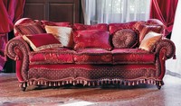 Botticelli, Gepolstertes Sofa, gewundenen Linien, klassischen Stil