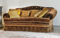 Napoleon, Sofa mit tufted zurck, Samtbeschichtung