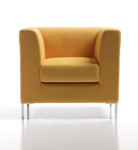 Frame New 1p, Moderner gepolsterter Sessel mit Mehrschichtstruktur