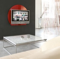 xl95 wall, Tv untersttzt in farbigen Hartglas