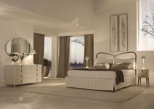 St.Tropez Bett, Mit konischen Fen Bett, beendet von Hand gemacht