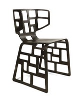 Ol, Design Stuhl mit originellen Formen, gebohrt Schale